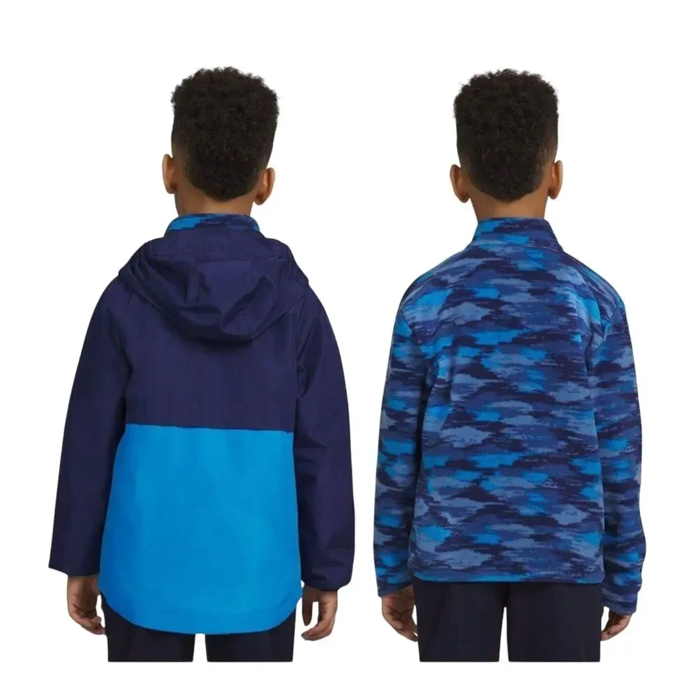 Eddie Bauer Youth 3-In-1 Classic Jacket Blue Boys L 14/16